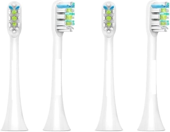 Compatible for SOOCAS Electric Toothbrush Heads Replacement X1 X3 X3U X5 Teeth Brush(White 4 pcs)