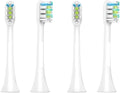 Compatible for SOOCAS Electric Toothbrush Heads Replacement X1 X3 X3U X5 Teeth Brush(White 4 pcs)