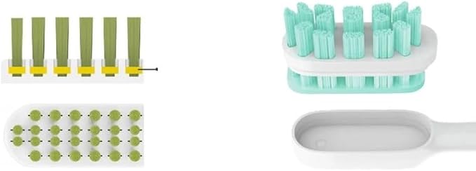 4/8PCS Replacement Brush Heads ForCompatible for XIAOMI MIJIA T700 Sonic Electric Toothbrush Bristle with Caps Sealed Pack(4 PCS White)