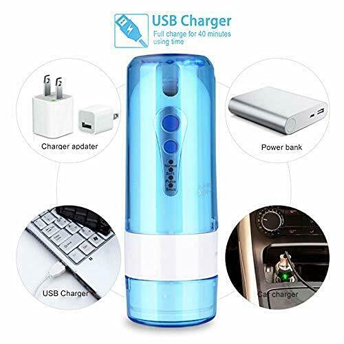 Water Flosser Professional Cordless for Teeth - Portable Rechargeable Dental Water Flosser Pik + Nasal Irrigator Travel Set 150ML Tank - 4 Modes - MagicWash by Vivid