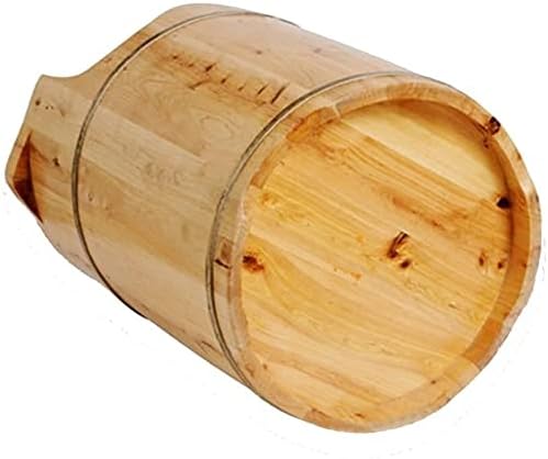 Wood Foot Bath Bucket Reducing Stress Household Cedar Barrel Foot Bath Reflexology Solid Wood Barrel Footbath Solid Wood Basin Foot Massage