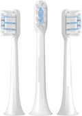 T301/T302 Sonic Electric Toothbrush Head 3/6pcs Soft Compatible for T301 Brush Teeth Nozzles(3PCS White)