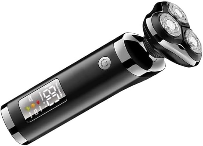 Electric Shavers for Bald Men Wet Dry Waterproof LCD Display Electric Shaver Beard Electric Razor for Men Facial Shaving Machine Rechargeable