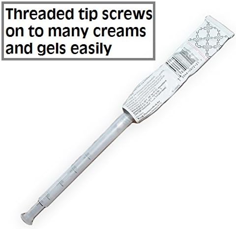 Vaginal Applicators (50-Pack) Fits Premarin Estrace Contraceptive Gels and Many More Creams Individually Wrapped Disposable Applicator Dosage Marked by Doctor MK's®