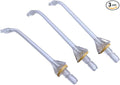 Replacement Toothbrush Head Water Floss Nozzle for Panasonic EW0983 EW0983 EW-DJ52 EW1511 EW1521 EW1612 Irrigator Nozzle(3Pcs)