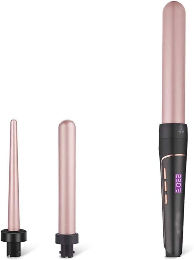 3 in 1 Ceramic Hair Curler Care Styling Curling Wand Interchangeable 3 Parts Clip Hair Iron Curler 9-32mm Curling Iron