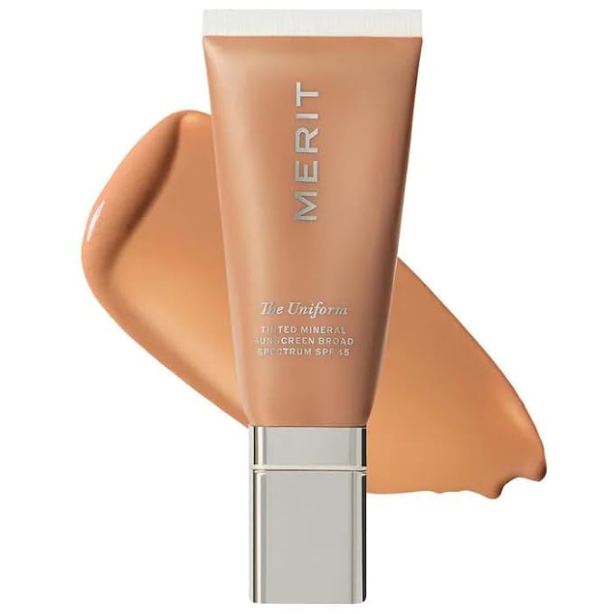 The Uniform Tinted Mineral Sunscreen Broad Spectrum SPF 45 Fragrance Free Non-Comedogenic Lightweight buildable oil-free - Size: (1.7 oz/50 mL) - Color: (16 - medium cool)