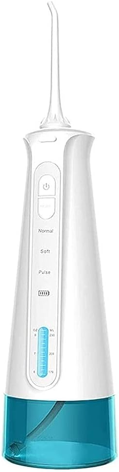 Cordless Water Flosser300ML Water Tank Dental Oral Irrigator with 3 ModesIPX 7 Waterproof for Home and Travel