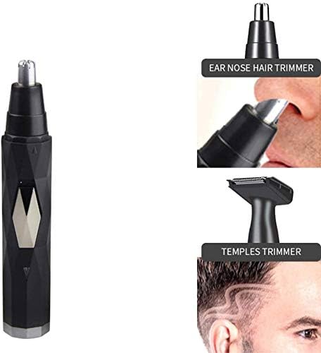 Ear Nose Hair Trimmer for Men Women Rechargeable Electric Nose Hair Trimmer with Dual-Edge Stainless Steel BladesProfessional Waterproof for Nose Ear