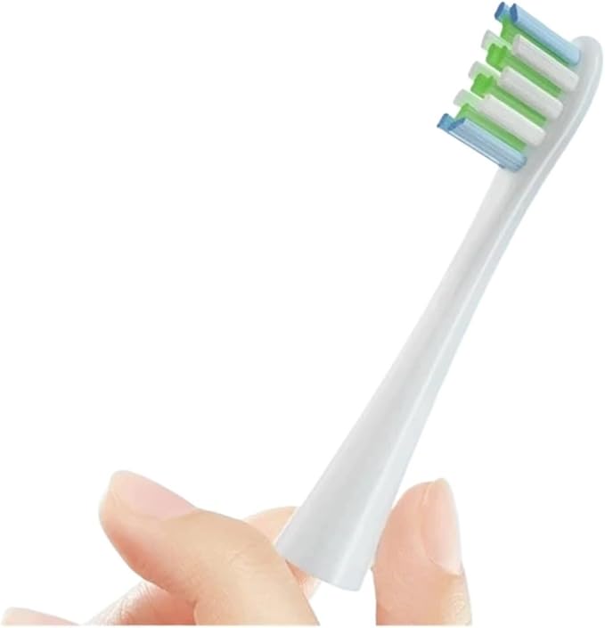 Compatible for Oclean 7pcs Replacement Heads Brush Flow/X/X PRO/ Z1/ F1/ One/Air 2 /SE Soft Sonic Toothbrush Vacuum Bristle(Green)