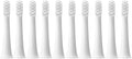 10pcs Replacment Heads Compatible for XIAOMI T100 Sonic Electric Toothbrush Soft Vacuum Dupont Whitening Clean Bristle Brush Nozzles Head(10pcs White)