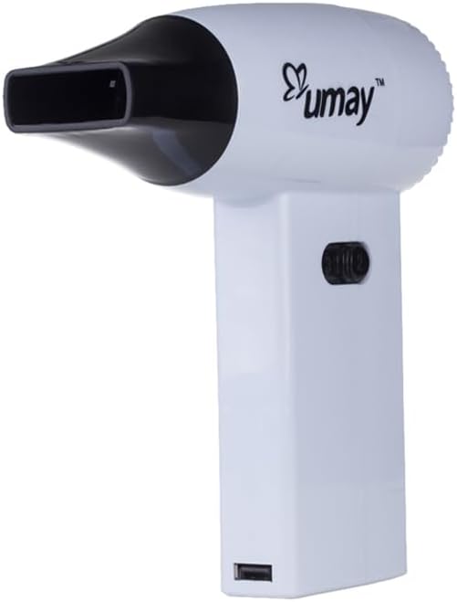 Cordless Hair Dryer Rechargeable Dry Art Painting Using with USB Output Air Work by Battery Suitable for Drying Painting Pet Hair Baby Skin Light Weight and Small Size Easy to Carry