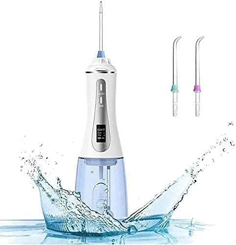 Cordless Water FlosserCordless Dental Oral Irrigator with 300ML Water Tank USB Charging IPX7 Waterproof Oral Irragatorfor Family Travel