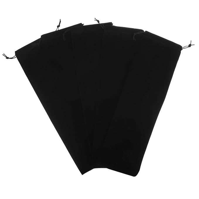NOLITOY 15pcs Curling Wand Storage Bag Hair Curler Bag Drawstring Closure for Travel Felt for Hair Tools Wall Mount Curling Iron Cover