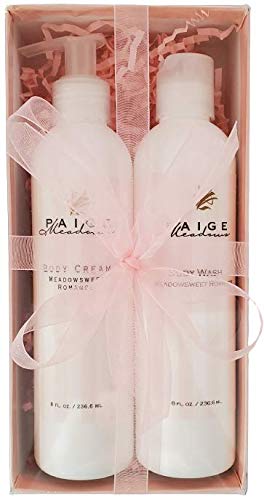 Paige Meadows 8 oz Meadowsweet Romance Body Cream &amp Body Wash Gift Box