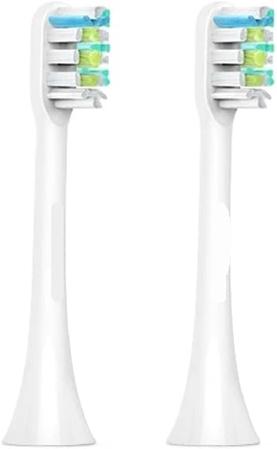 Replacement Toothbrush HeadsCompatible for SOOCAS X1 X3 X3U X5 V1(White 2 pcs)