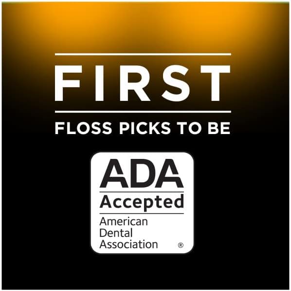 DenTek Complete Clean Easy Reach Floss Picks No Break &amp No Shred Floss 75 Count (Pack of 12)