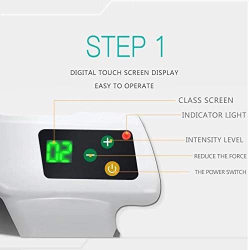1100N Chiropractic Adjusting Tool Instrument Electric Impulse Gun Actuator Massager Professional Massage Equipment Magnetic Therapy Massage Gun (Blue)