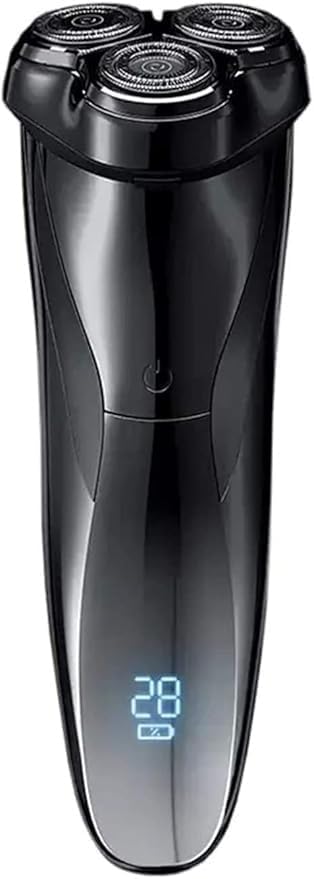 Electric Razor 3D Rechargeable Waterproof Electric Shaver Wet &amp Dry Rotary Shavers for Men Electric Shaving Razors with Pop-up Trimmer LED Display 150 Mins Battery Life for Shaving