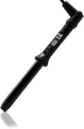 ISO Beauty ISOTB25MM-216-MB The Twister - 25mm Tourmaline-Infused Ceramic Pro Curling Wand w/Cool Tip - Black