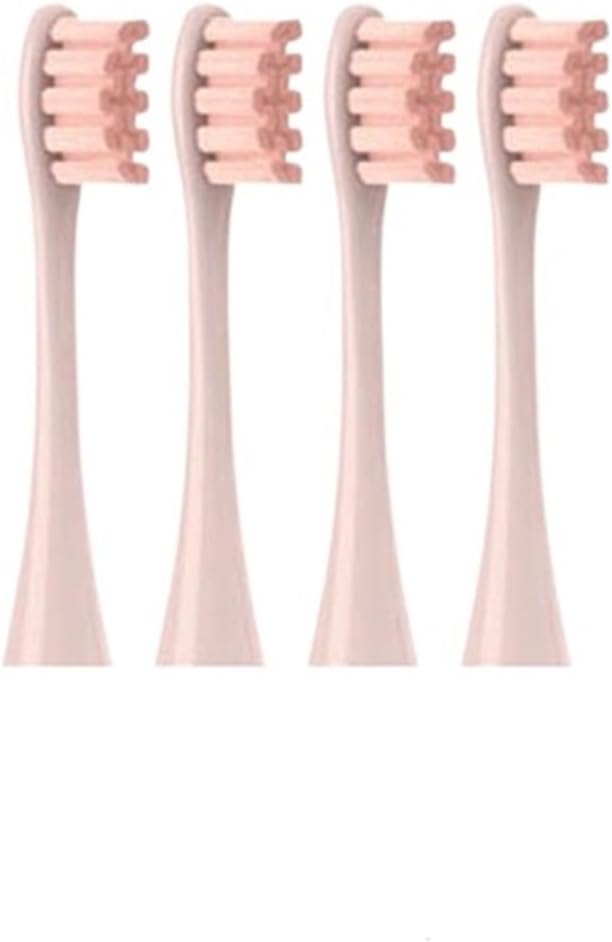 4/12 Pcs Replaceable Brush Heads Suitable Compatible for Oclean X/X PRO/ Z1/ F1/ One/Air 2 /SE Sonic Electric Toothbrush Refills(4pink)