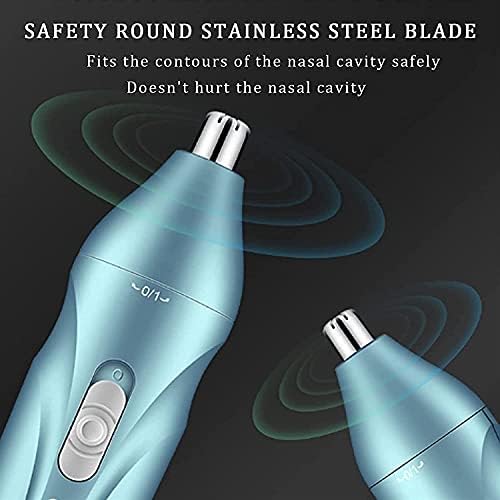 Ear and Nose Hair Trimmer for Men Portable Nose Trimmer for Men Stainless Steel Blade Safe and Painless USB Rechargeable