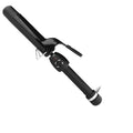 StyleCraft Stay-Temp Black Gold Professional Curling Iron with Extra-Long Thumb Grip Extended Barrel Marcel
