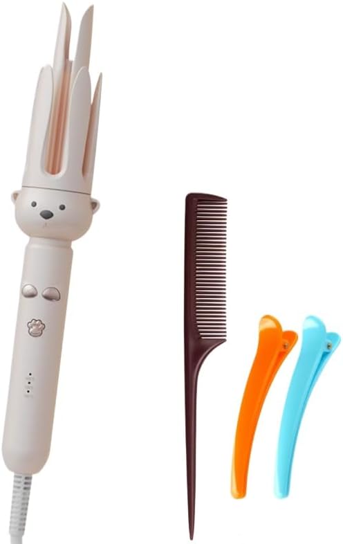 Fully Automatic Curling Stick Lazy Curling Tool28 mm Comfort Curler Electric Rotating Curling Iron for Medium-Length Hair