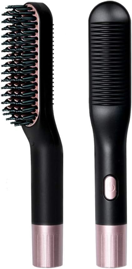 Multifunctional Professional Hair Straightener Tourmaline Ceramic Hair Curler Brush Hair Comb Straighteners Curling Hair Iron