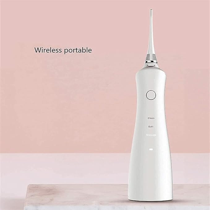 Water Flosser Professional Cordless Dental Oral Irrigator - Portable and Rechargeable Waterproof 3 Modes Water Flossing for Home and TravelEasy to Clean Portable Saves Space