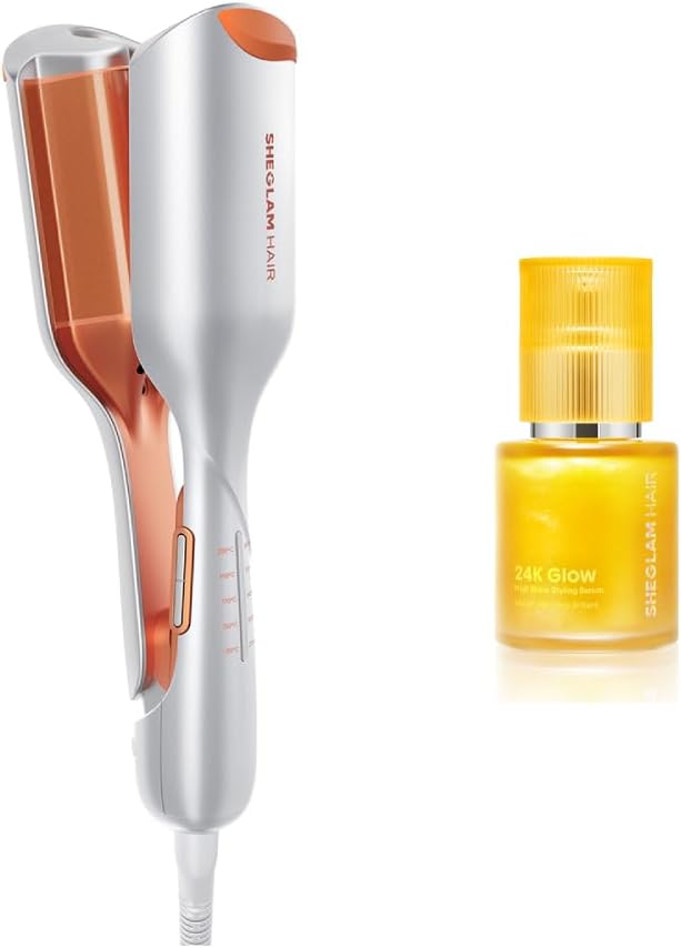 SHEGLAM Beach Babe Hair Waver+24K Glow Hair Oil