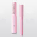 Cordless Hair Straightener Brush 5 Temperature Setting USB Rechargeable Hair Straightener Comb Fast Heating Styling Anti-Scald Design Curling Iron
