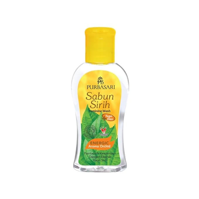 Purbasari Sabun Sirih Feminine Wash 60ml Enegric Aroma Orchid (Pack of 1)