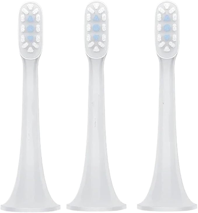 Compatible for 3pcs Original Xiaomi Mijia T300 T500 Sonic Toothbrush Heads Teethbrush Replacement Oral Hygiene Mi Brush Head(Blue 6PCS)