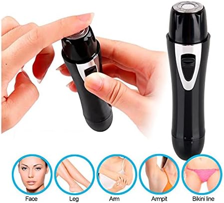 Eyebrow Trimmer Long Nose Hair TrimmerNose Hair Trimmer Razor Clipper Kit Combo Gun Face Nose Facial Eyebrow Hair Beard Trimmer (Color : White)