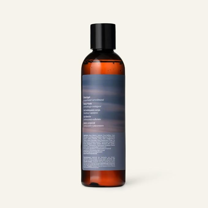 KHADI HIMALAYA ROSE BODYWASH – Ayurvedic Shower Gel – 100% Natural – Intensely Cleanses &amp Cares – Regenerating and Balancing – Rose Bergamot &amp Mandarin – 200ml