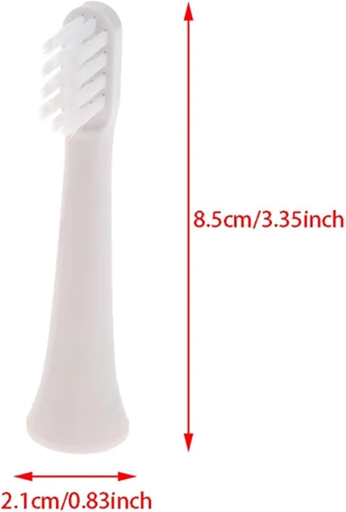 3pcs Sonic Electric Toothbrush Compatible for T100 Whitening Soft Vacuum Replacment Heads Clean Bristle Brush Nozzles Head