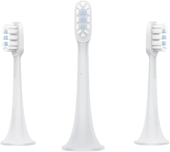 3pcsCompatible for T300 T500 Toothbrush Heads Replacement(White)