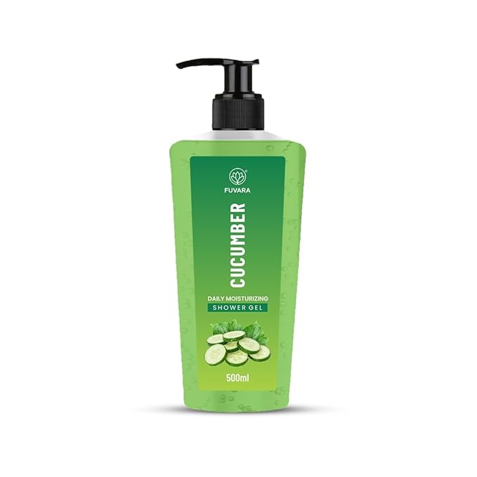 Fuvare Cucumber Body Wash 500Ml Pack 1 | Nourishing &amp Moisturizing Shower Gel for Men &amp Women | Gentle Cleansing Soft Smooth Skin &amp Daily Hydrating Bath Care for All Skin Types
