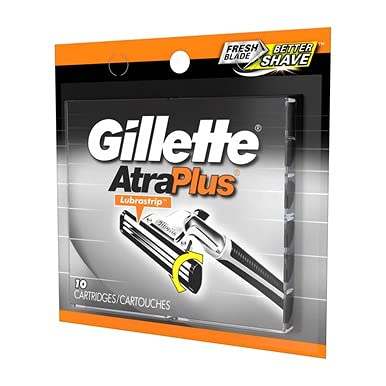 Gillette Atra Plus Cartridges 10 CT (Pack of 3)