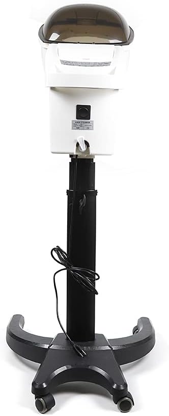 700W Stand Up Hair DryerColor Processor Machine Hair Heat LampsPortable Floor Hair Dryer Salon Hair Steamer with WheelsAdjustable Height LCD Panel
