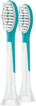 Electric Toothbrush Head Mini Tooth Brush Replacement 2 Pcs Compatible with HX63X2 Model(HX6042 for 7yr Kids)