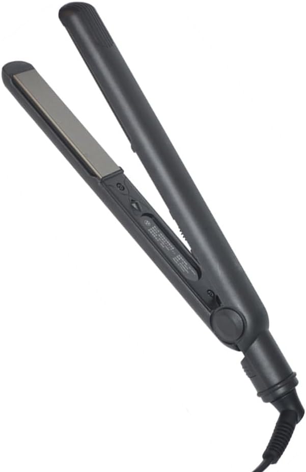 Professional 1-inch Ceramic Hair Straightener Titanium Flat Iron with Ionic Technology LED Temperature Indicator
