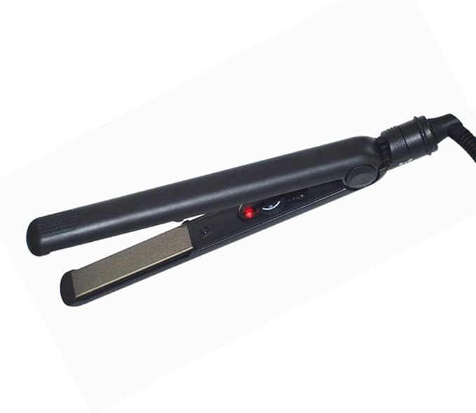 Professional 1-inch Ceramic Hair Straightener Titanium Flat Iron with Ionic Technology LED Temperature Indicator