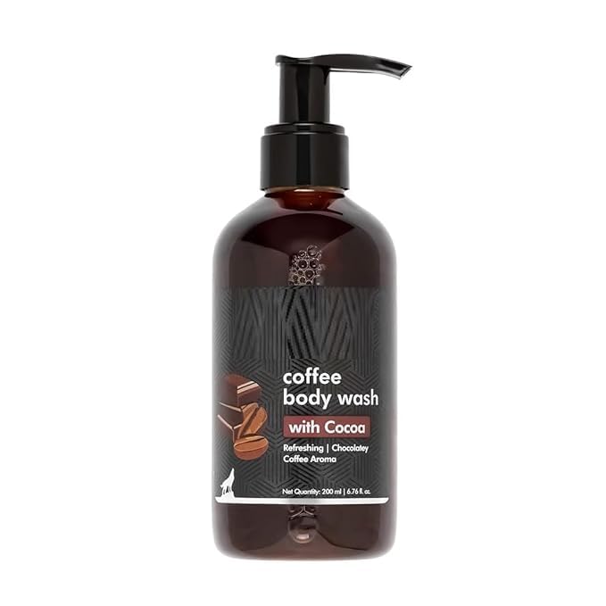 NS Coffee Body Wash with Cocoa | De-Tan &amp Deep Cleansing Shower Gel | Enriched with Vitamin E &amp in Energizing Aroma of Chocolate | Suitable for All Skin Types | For both Men &amp Women (200ml