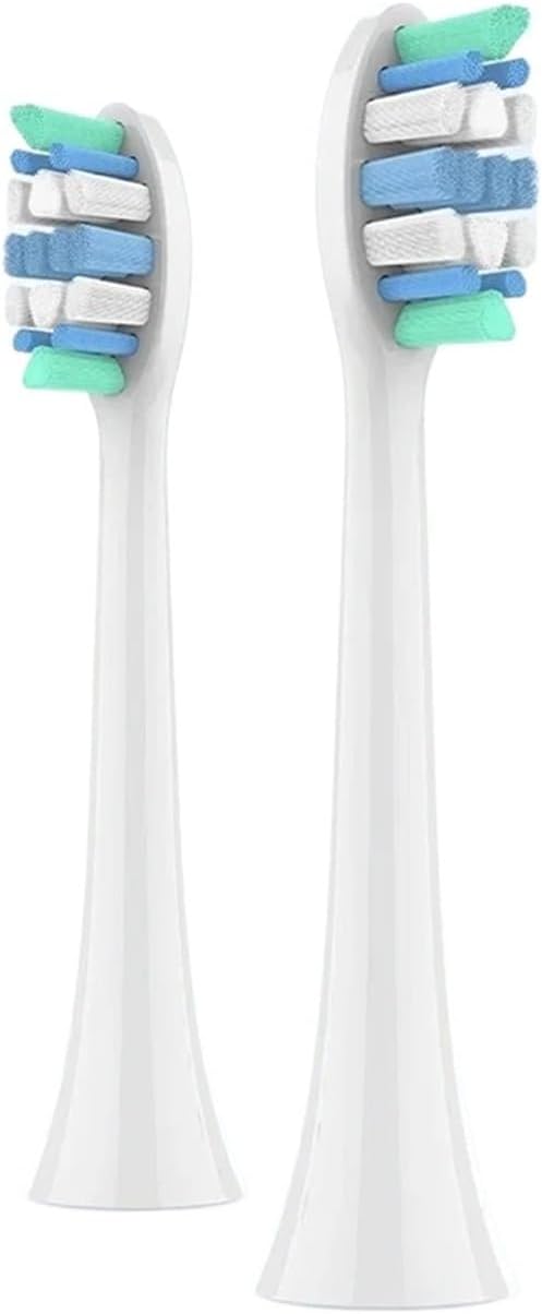 Compatible for Replacement Toothbrush Brush Heads Compatible with Philips Sonicare and More Click-on Handles 2100 4100 5100 5300 6100 6500 7500(White-12 Pcs)