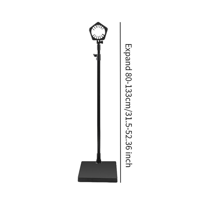 Hair Dryer Stand Practical 360 Rotate Multipurpose Adjustable Hair Drying Stand Clip for Salon Vanity Household Makeup Room Only Stand