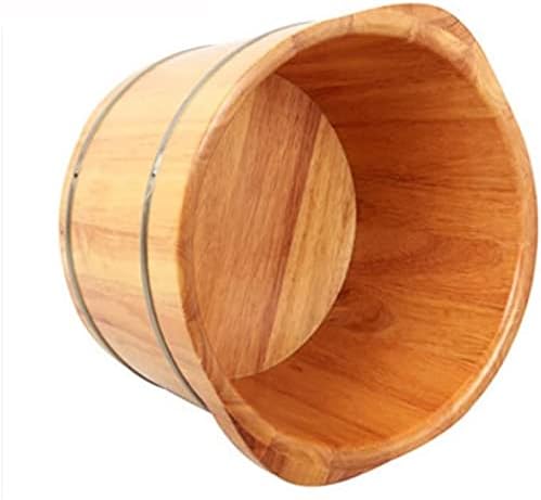 Foot Tub Wooden Foot Basin Reducing Stress Household Foot tub Foot tub Foot Bath Barrel Foot tub Foot tub Wash Foot Bath Barrel Foot Massage Foot Bath Wooden Bucket Foot Spa Household Wash Ba