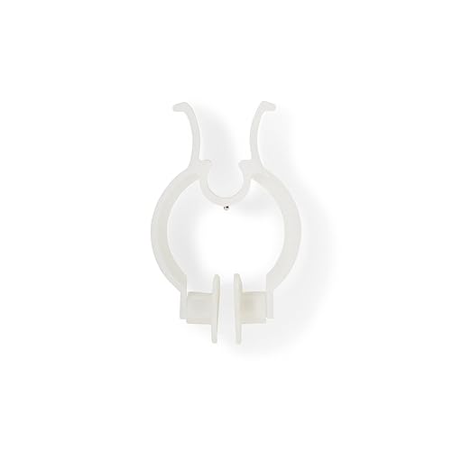 McKesson Nose Clips - Disposable Plastic and Rubber White for Spirometry Testing - Comfortable Fit for All Sizes 200 Count 1 Pack