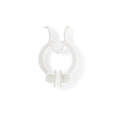 McKesson Nose Clips - Disposable Plastic and Rubber White for Spirometry Testing - Comfortable Fit for All Sizes 200 Count 1 Pack